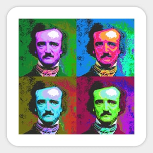 Pop Art - Edgar Allan Poe Sticker